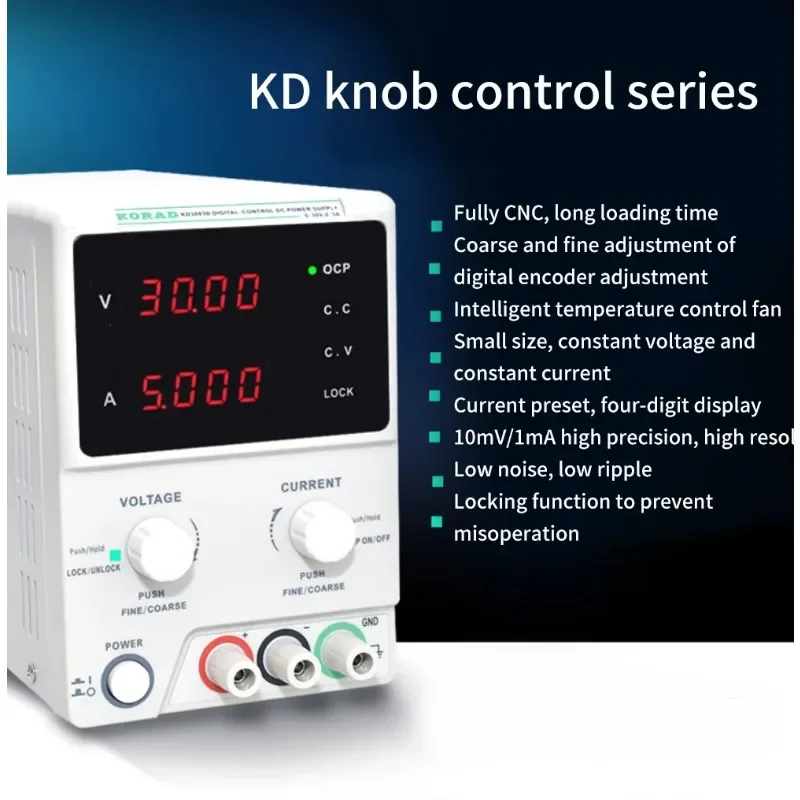 KA3005D Adjustable Precision Digital Programmable Laboratory Switching DC Power Supply