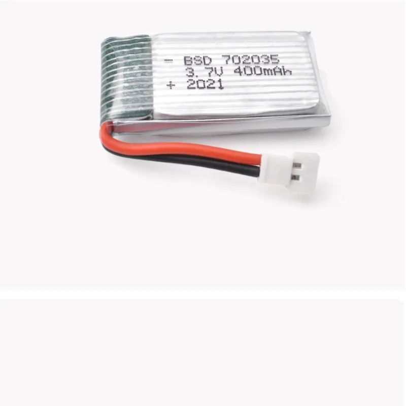 400 مللي أمبير لطائرات طراز 3.7 فولت عالية السعة كوادكوبتر عن بعد - طائرات هليكوبتر وطائرات بدون طيار تعمل ببطاريات قابلة لإعادة الشحن #3