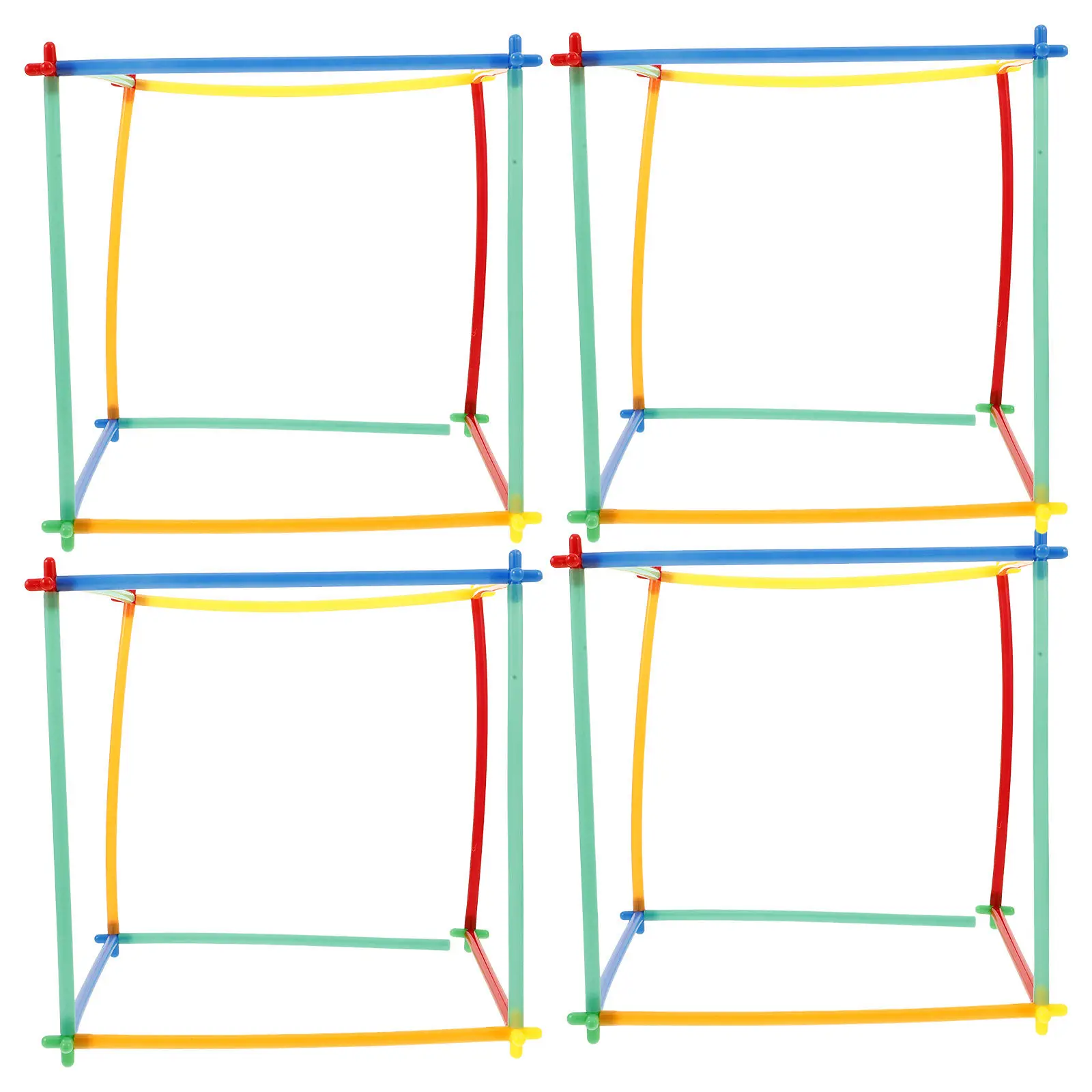 

1Set Educational Soft Tube Connectors Kids Imaginative Engineering Construction Set Interlocking Building Sticks for Development