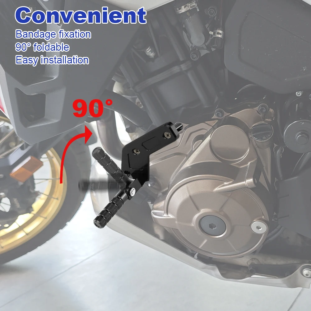 Motorcycle Rider Adjustable Foot Pegs For Honda CRF1100L Africa Twin / DCT / Adventure 2020-2025 Footrest Kit Highway Peg Mounts
