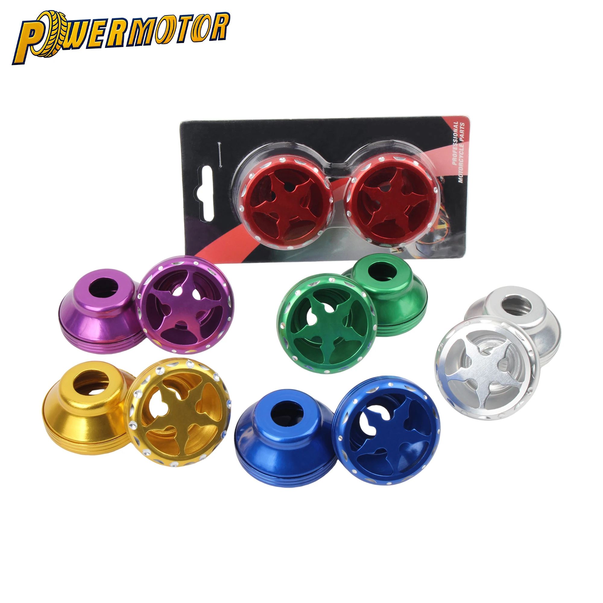 

Universal Motorcycle Scooter E-Bike CNC Front Fork Protector For Suzuki GSX250R UY125 UU125 Haojue AFR USR 125 Yamaha NMAX XMAX