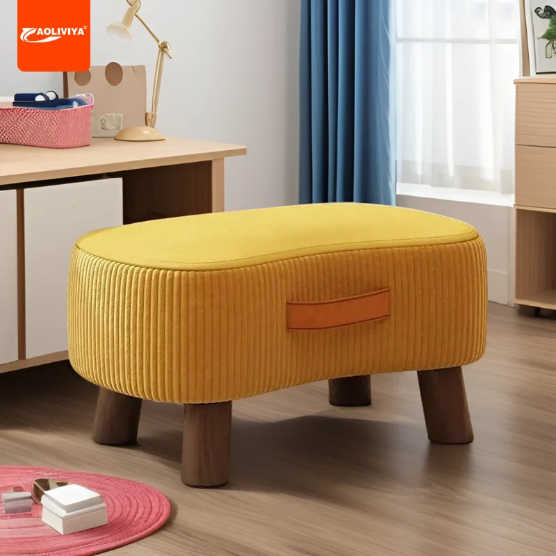 

AOLIVIYA Lazy Sofa Footrest S12 Shoe Changing Stool Footstool Comfortable Nap Sofa Ottoman Stylish Multi-functional Sofa Ottoman