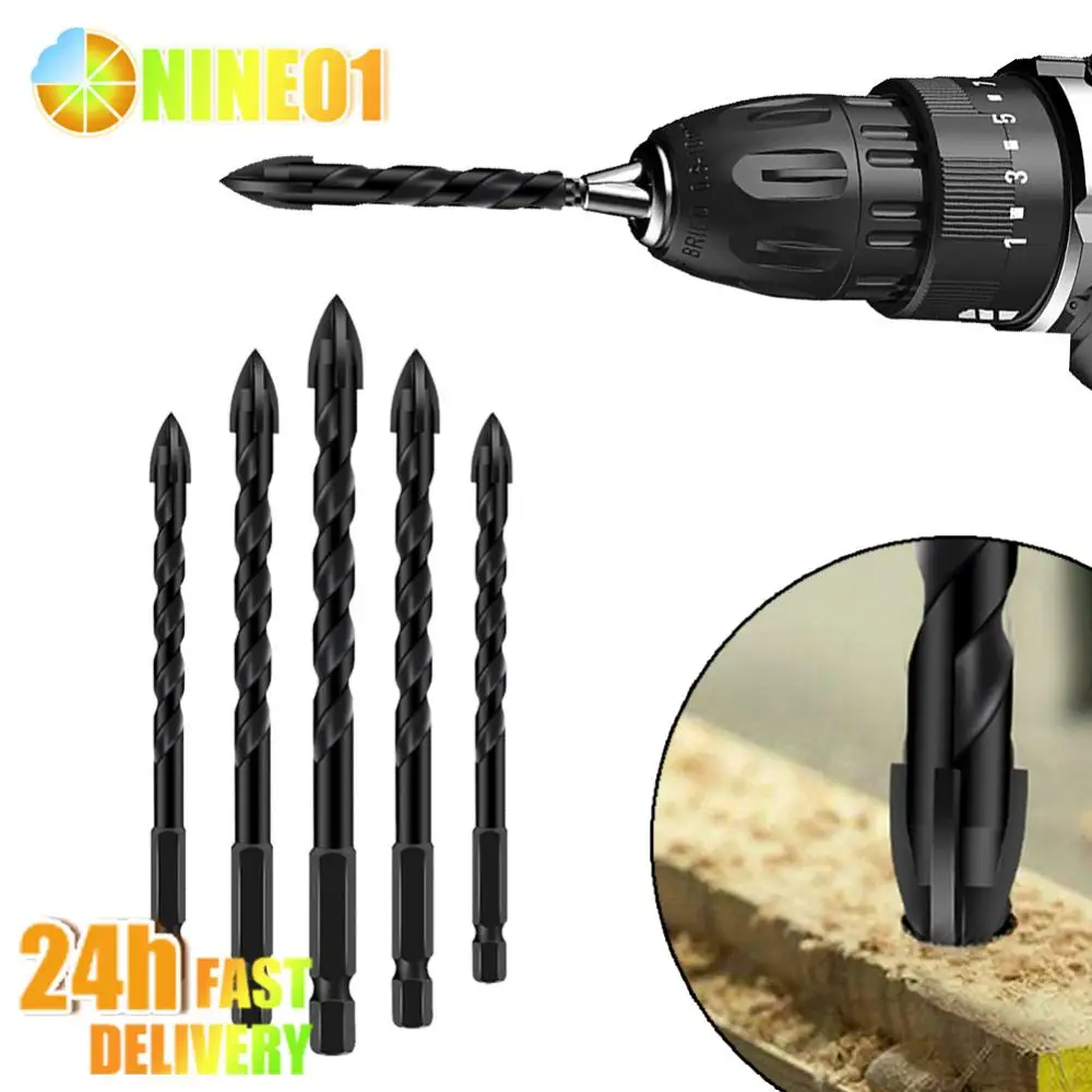 3-12mm Multifunctional Drill Bit Universal Drilling Tool Cemented Carbide Drill Bit Wall Hole Opening Power Tools Accessories