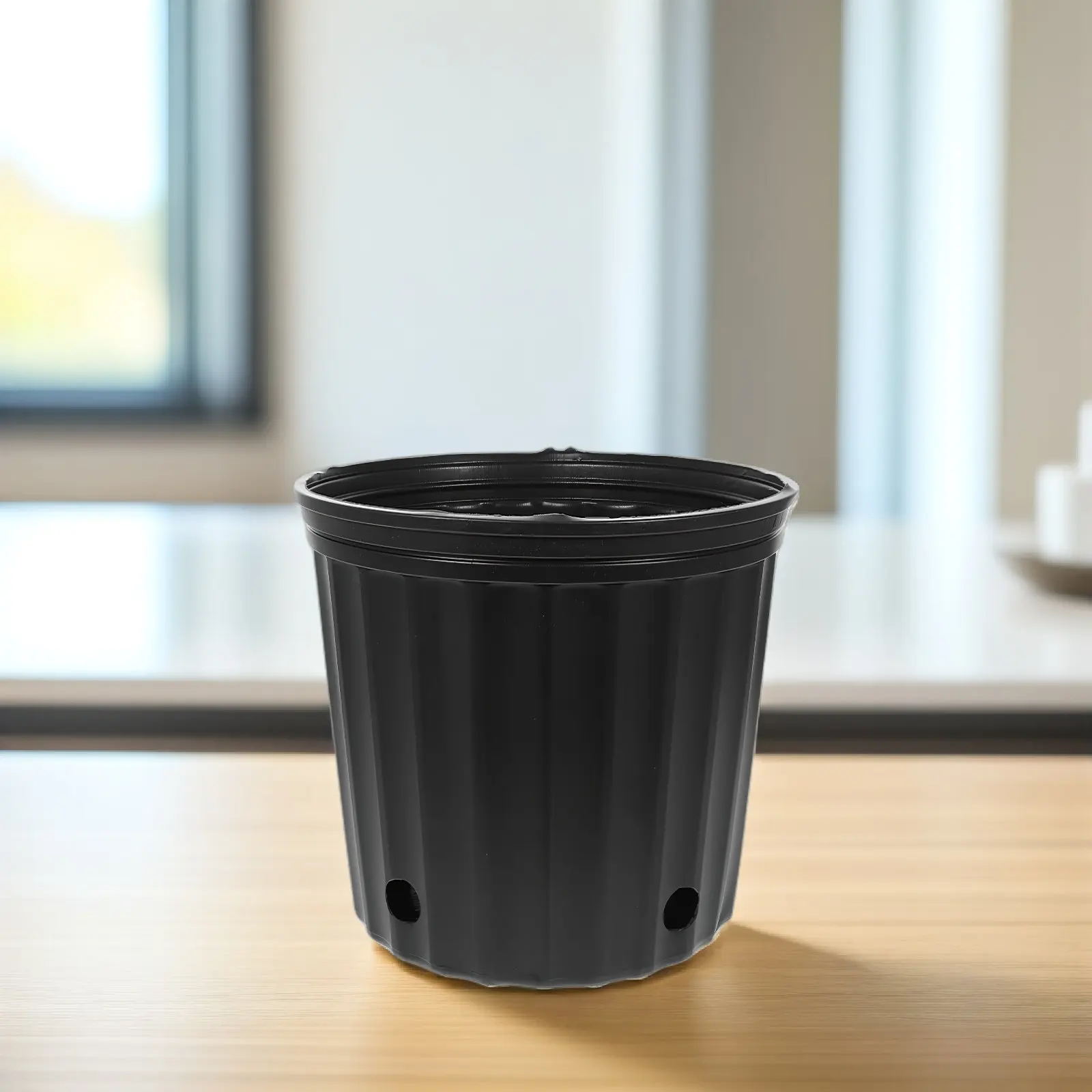 5Pcs Round Plastic Flowerpots Large Thicken Buckets for Gardening Balcony Tree Planting Garden Flowerpot Ornament