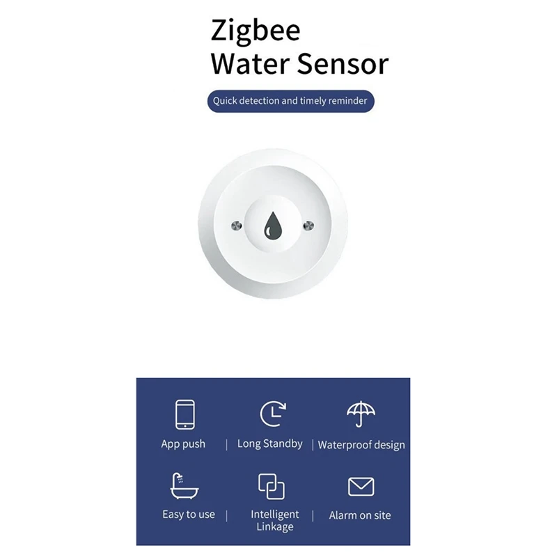 Zigbee-多機能洪水センサー,スマートセンサー,水漏れアラーム