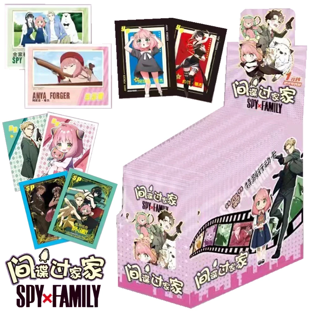 Wholesale SPY×FAMILY Card For Children High Scoring Fun Anime Becky Blackbell Anya Forger Limited Game Collection Card Kids Toys