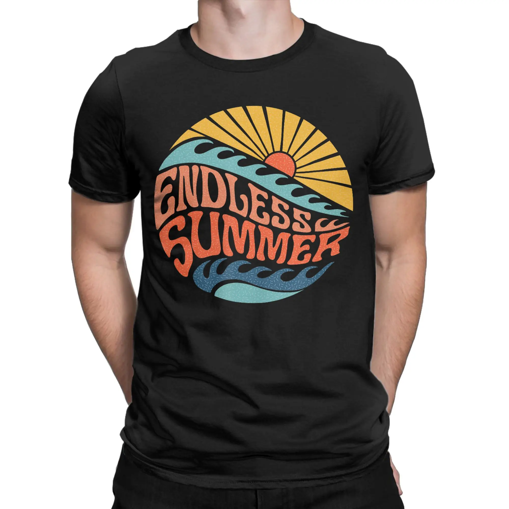 The Endless Summer 1966 Classic Surf Movie 60s T Shirt Men Cotton Funny T-Shirts O Neck  Tees Short Sleeve Clothing Gift