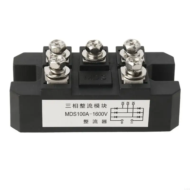 L1EE MDS100A 3-Phase Diode Bridge Rectifier 100A Amp 1600V MDS100-16 MDS100A1600V MDS100A 1600V Diode Module Plate