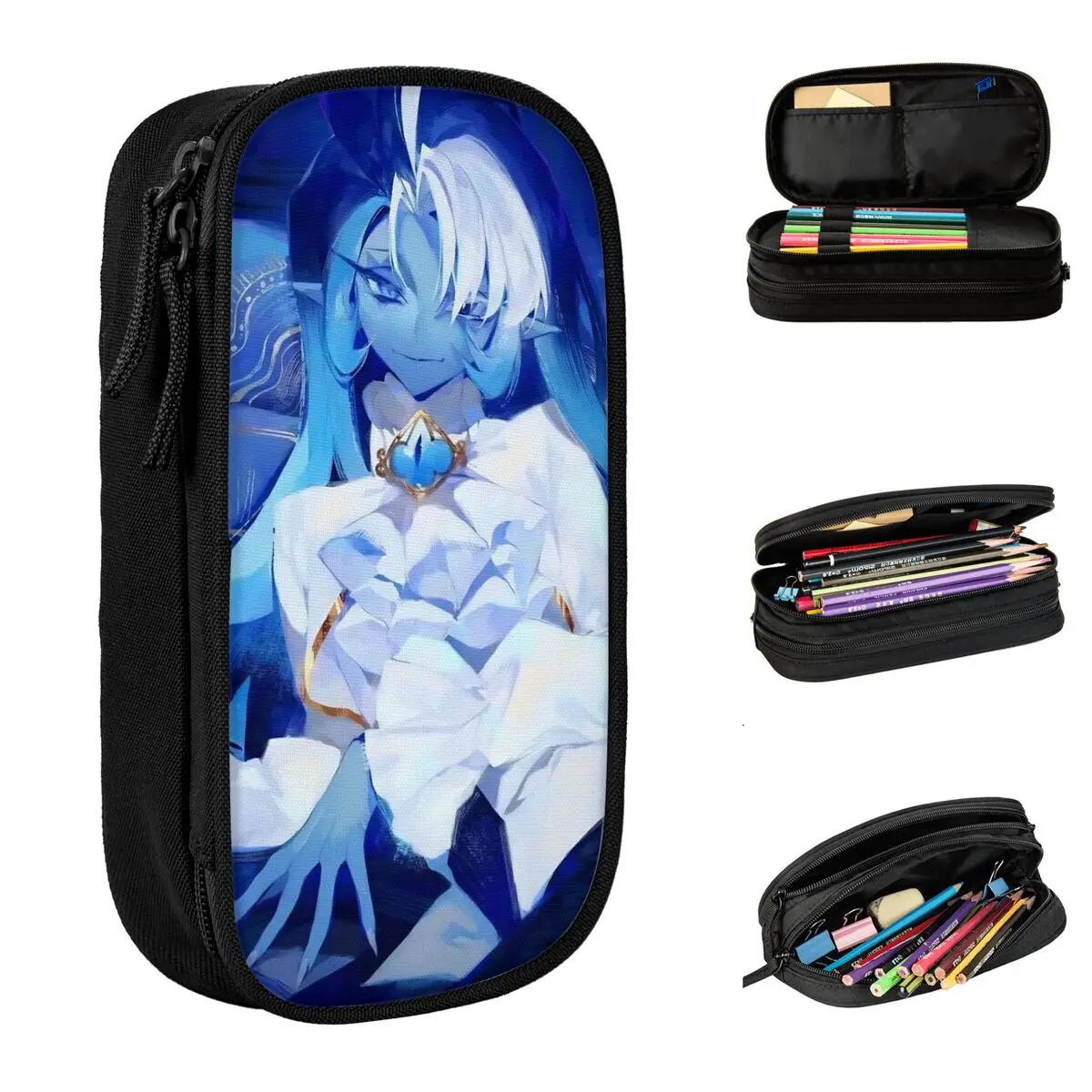 

Пеналы для карандашей и ручек Anime Art Shadow Milk Cookie Run Kingdom (CRK) с мультяшным дизайном, игровые сумки-коробки для школьников, большая вместимость, для школы