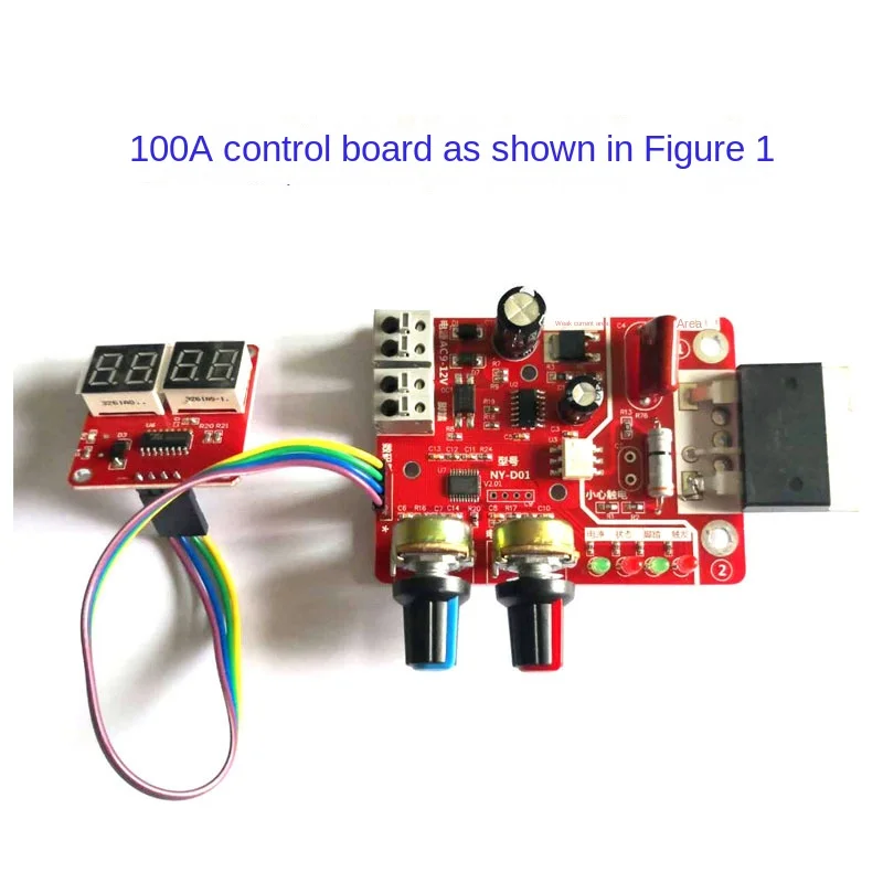 NY-D01 scheda di controllo della saldatrice a punti, regolare il tempo e il display digitale corrente, saldatrice a punti a chip singolo