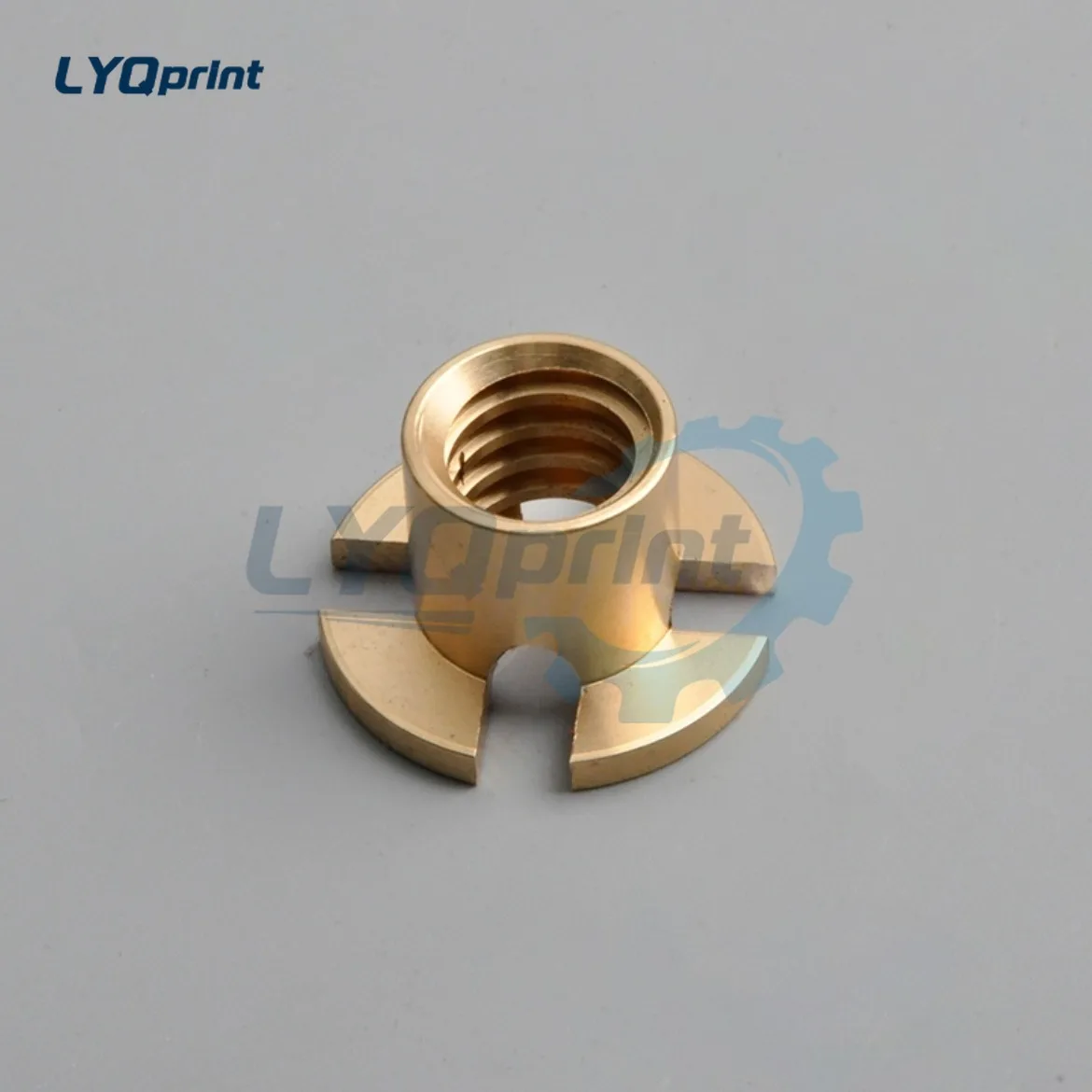 Flat Solid Roland 700 Drive Shaft Brass Nut Side Lay Lock Nut Water System Transmission Threaded Nut Printing Spare Part