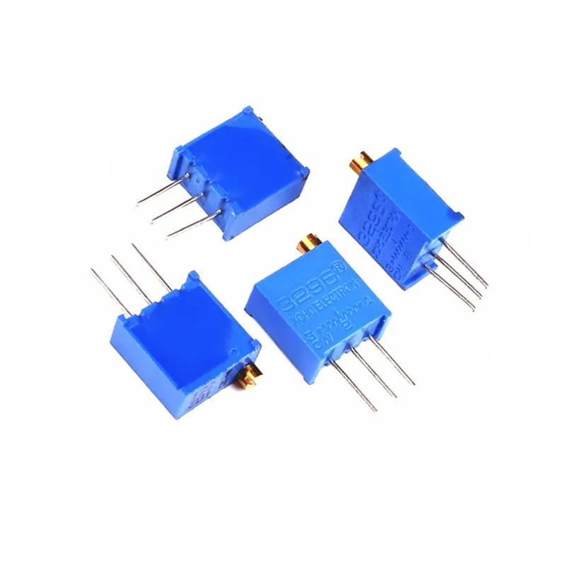 10PCS 3296W potentiometer precision adjustable resistance multi-turn trimming 1K 2K 5K 10K 100K 103 100R Trimmer Potentiometer