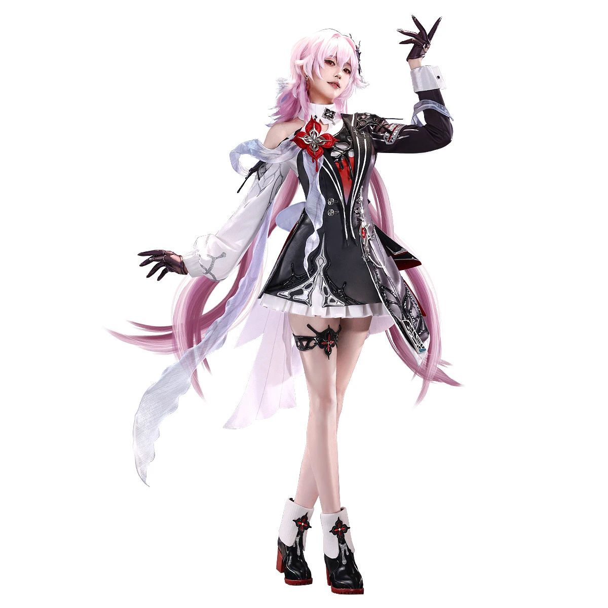 

March 7th Cosplay costume Halloween Christmas Game Honkai Star Rail Women size S-XL Two styles Leather or suit Sexy Dress