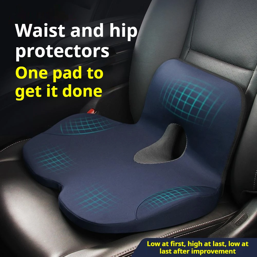 Car Main Driver Seat Booster Seat Cushion Memory Foam Cushion Relief Chair Suitable All-season Booster Universal Comfort Seat