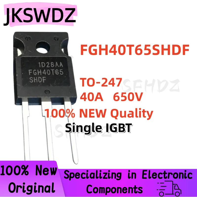 

100% Brand New and High Quality 5/10/20PCS FGH40T65SHDF TO-247 40A 650V Single IGBT