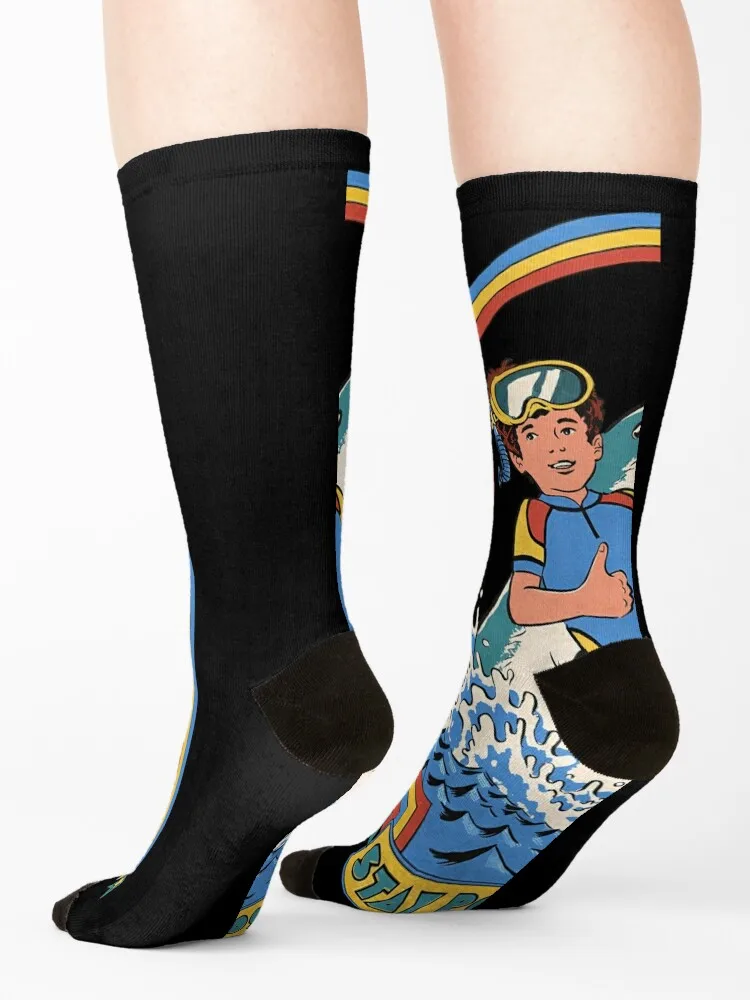 Stay Positive \t Socks set new year Run colored Woman Socks Men's