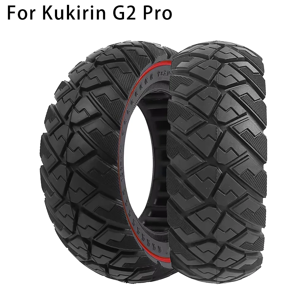 

For KUGOO KIRIN Kukirin G2 Pro Tire 9*3.0-5.5 Off-Road Solid Tyre Anti-Skid Explosion-Proof Electric Scooter Tyre Parts