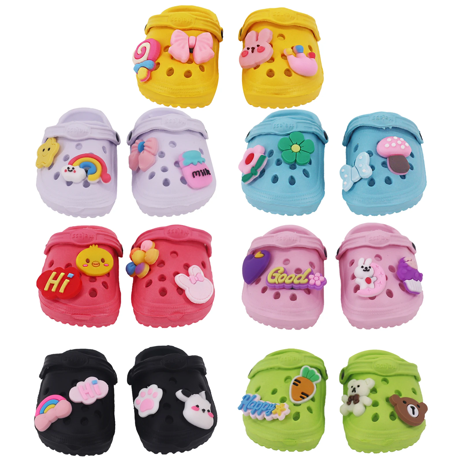 Buty dla lalek, sandały, botki dla 18-calowej lalki American Girl i 43-centymetrowej lalki, akcesoria dla lalek Our Generation, zabawki dla dziewczynek, prezenty urodzinowe.
