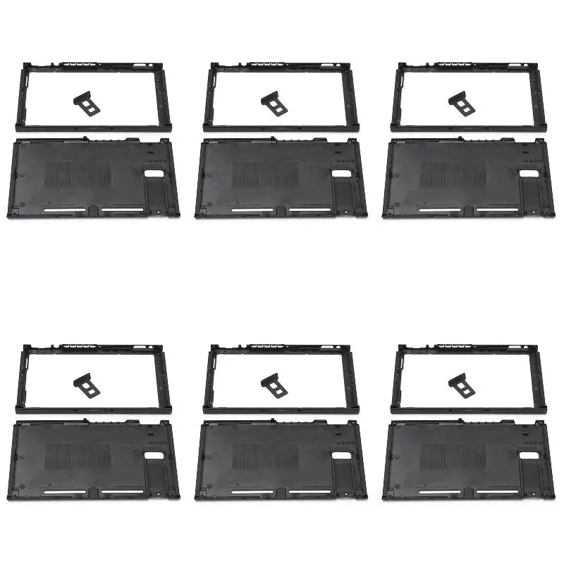 6Pack X(Replacement Shell Top Bottom Shell Game Card Tray for Nintendo Switch