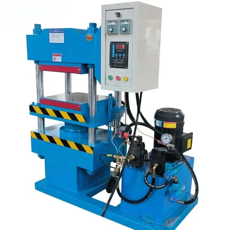 50 Tons Flat Vulcanizing Machine 500*500 Plate Size Rubber Hot Press Forming Machine Hot Sales