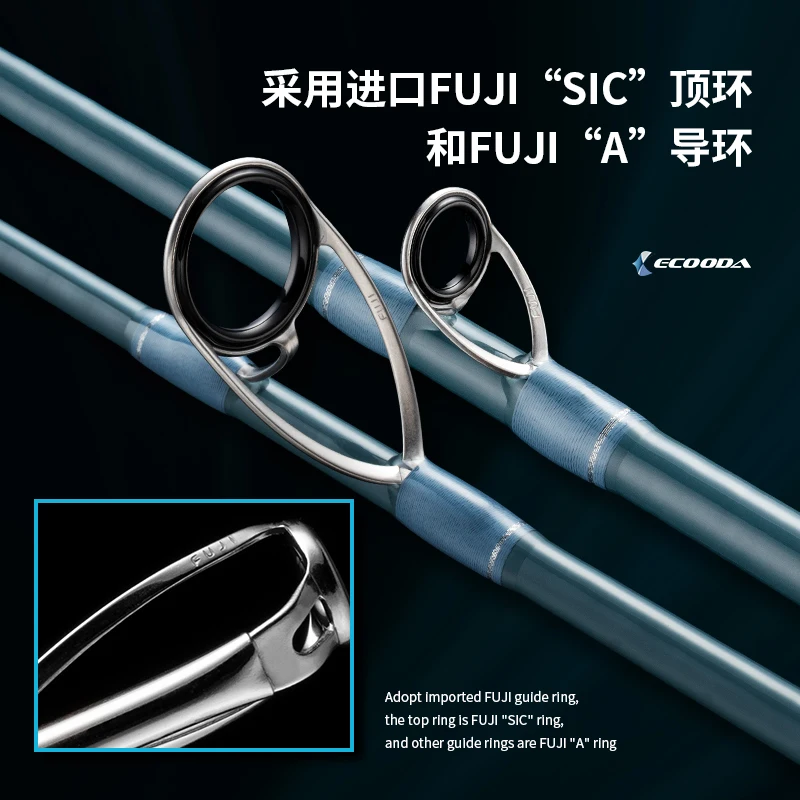 Ecooda ESFSJ Fuji Guides Sp- Farfett Slow Jigging Rod Saltwater Fishing Rod Ocean Boat Rod Casting  Spining rod