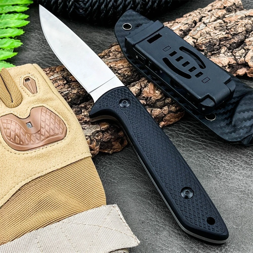 2025 الأكثر مبيعا التكتيكية سكين للفرد 8Cr13Mov شفرة صلابة عالية Blackwashed سكاكين الجيب في الهواء الطلق التخييم سكين صيد