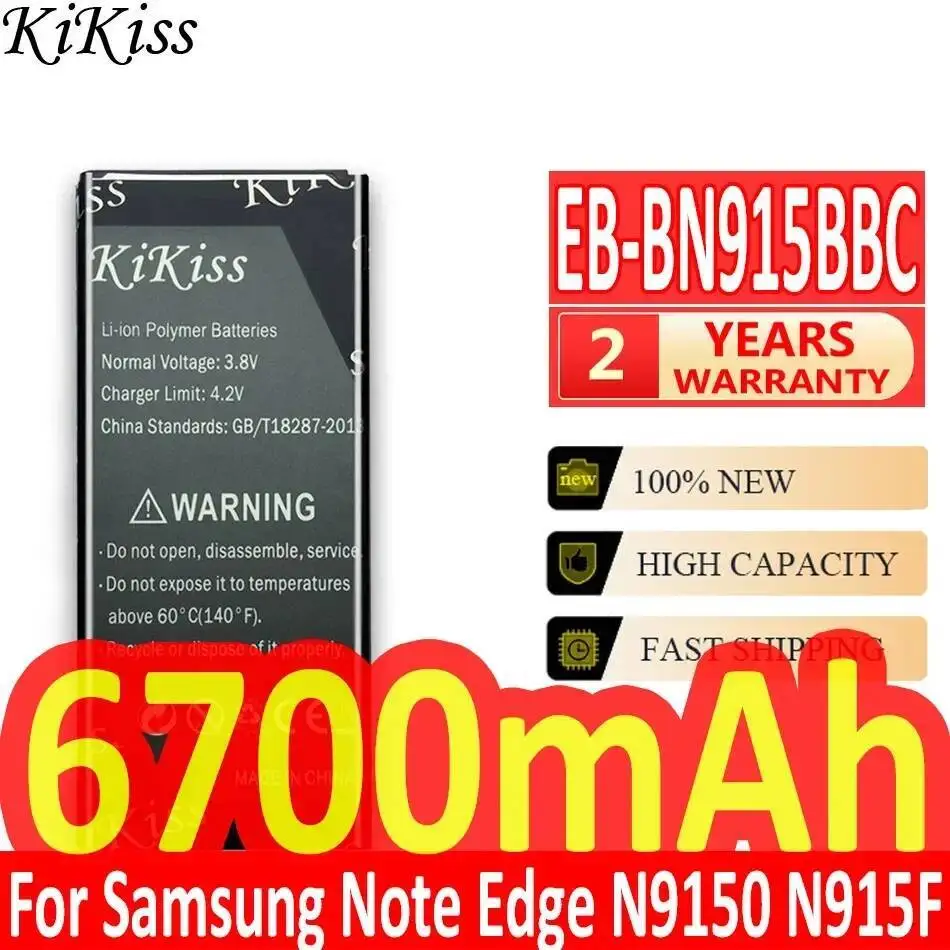 

Battery EB-BN915BBC 6700Mah For Samsung Galaxy Note Edge N9150 N915 N915K N915L N915S N915X SM-N915 N915A N915D N915F