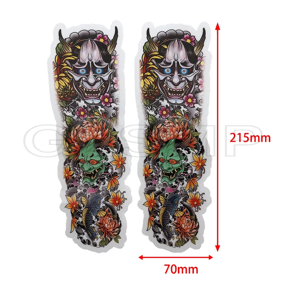 New Color Motorcycle Front Fork animal Skull Decal Universal Sticker Tag Paster fit For Harley Kawasaki Suzuki Honda Yamaha