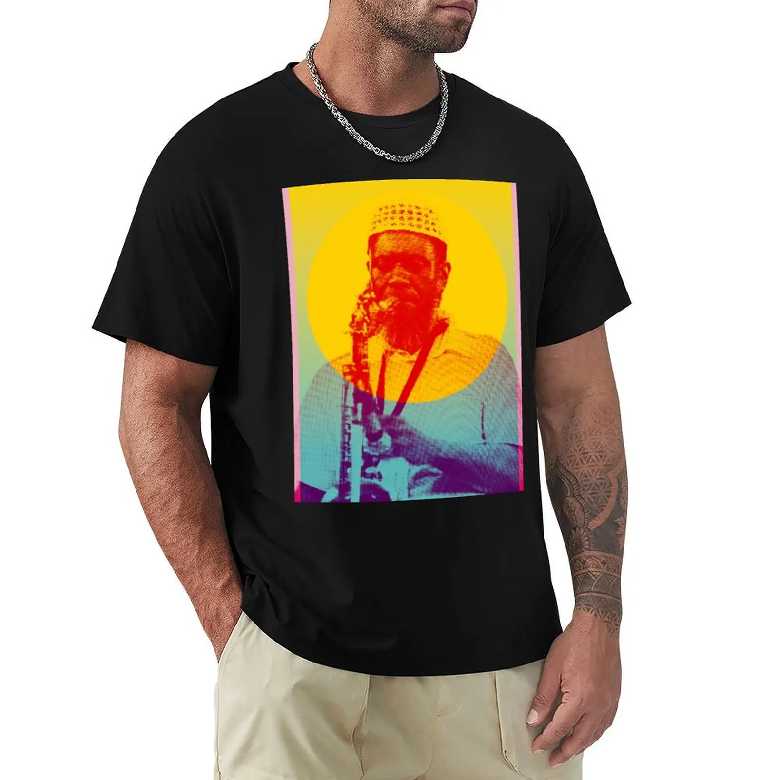 

Pharoah Sanders T-Shirt Casual Everyday Short Sleeve T-Shirt