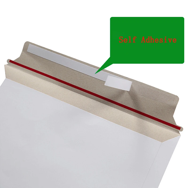 25x16cm/32x23cm Courier Envelope White Paper Envelopes Bag Self Seal Shipping Envelope Cardboard Mailing Bag Document Bag 100Pcs