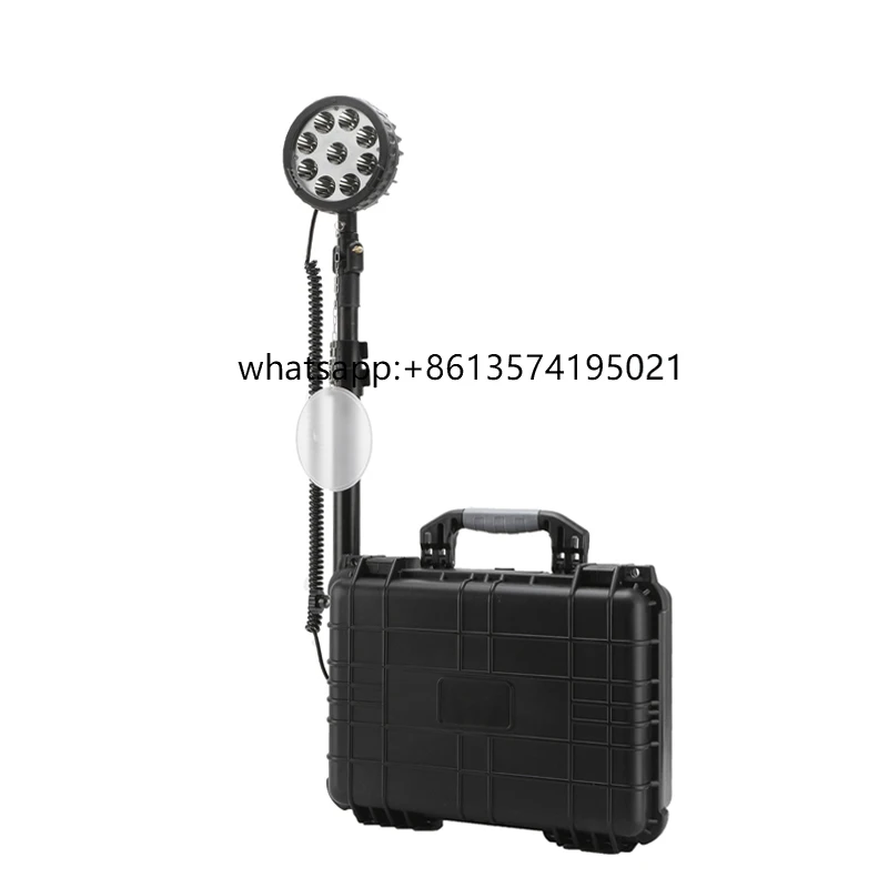 

Portable Hand-Held Extensible Lighthouse Mobile Emergency LED Light White Emitting Color DC Power Supply IP65 for Landscape