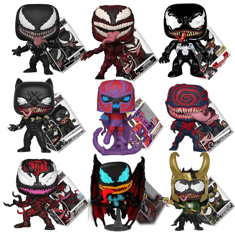 Marvel The Whole Series Venom Action Figure Toys Bobble-head Model Collectible Toy For Children Christmas Bitthday Gifts