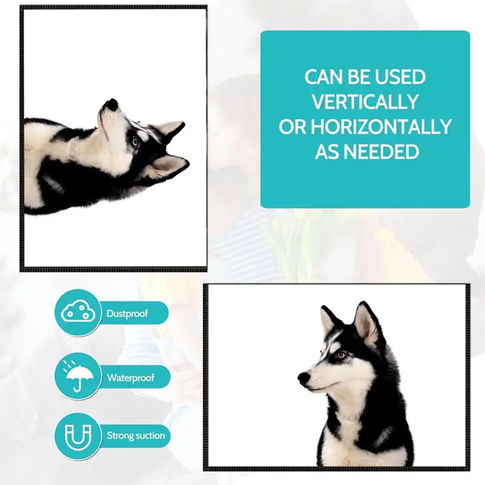 5 عبوات من إطار الصورة المغناطيسي مقاس 4 × 6 بوصات مع مغناطيس ثلاجة قابل لإعادة الاستخدام للصور إطار عرض مثالي #5