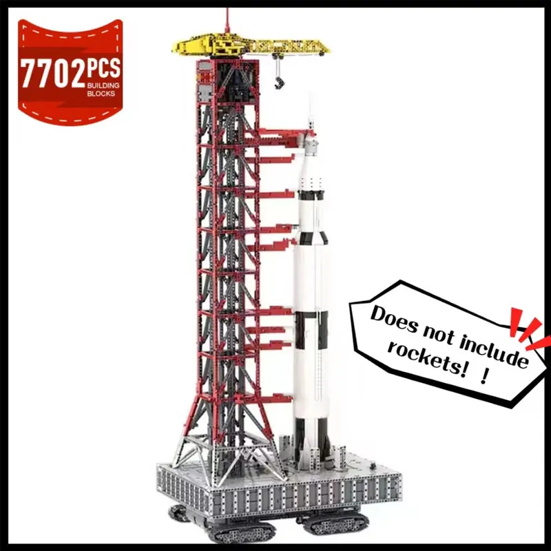 

Moc Space Launch Tower Mk I for Saturn V (21309/92176) with Crawler Model Building Blocks Bricks Toys Gifts (excluding Rocket)