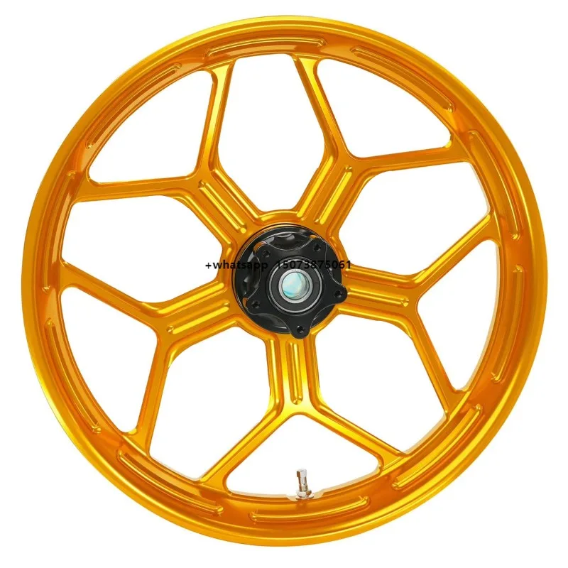 For  08-later FLSTF FLSTFB FLSTFBS New Motorcycles Front & Rear Aluminum Alloy Wheel Hub Accessories Compatible with Steel