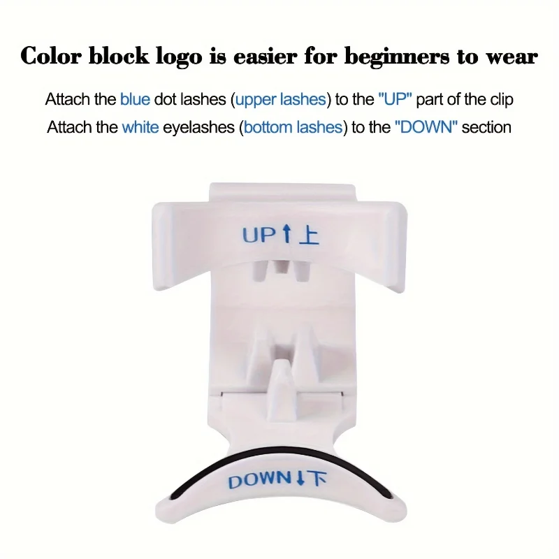 Applicatore professionale per estensione ciglia magnetiche Ciglia finte Pinzetta Bigodino Clip Morsetto Trucco 3D Ciglia di visone Pinzetta