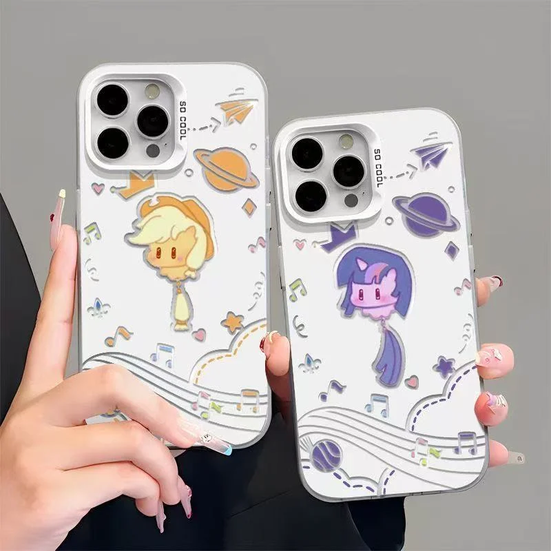Pink Cute Ponys Phone Case for Samsung Galaxy A37 A57 A17 A07 A16 A06 A35 A55 A25 A05S A15 A56 A54 A36 A34 A24 A26 4G 5G Cover