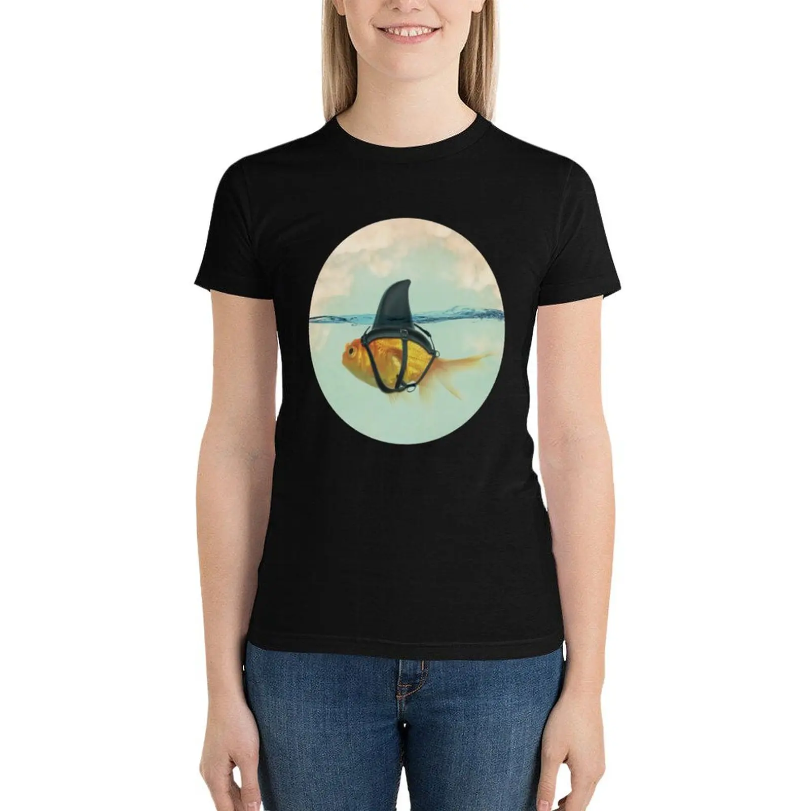 Goldfish Lovers T-Shirt korean fashion kawaii clothes Women clothes