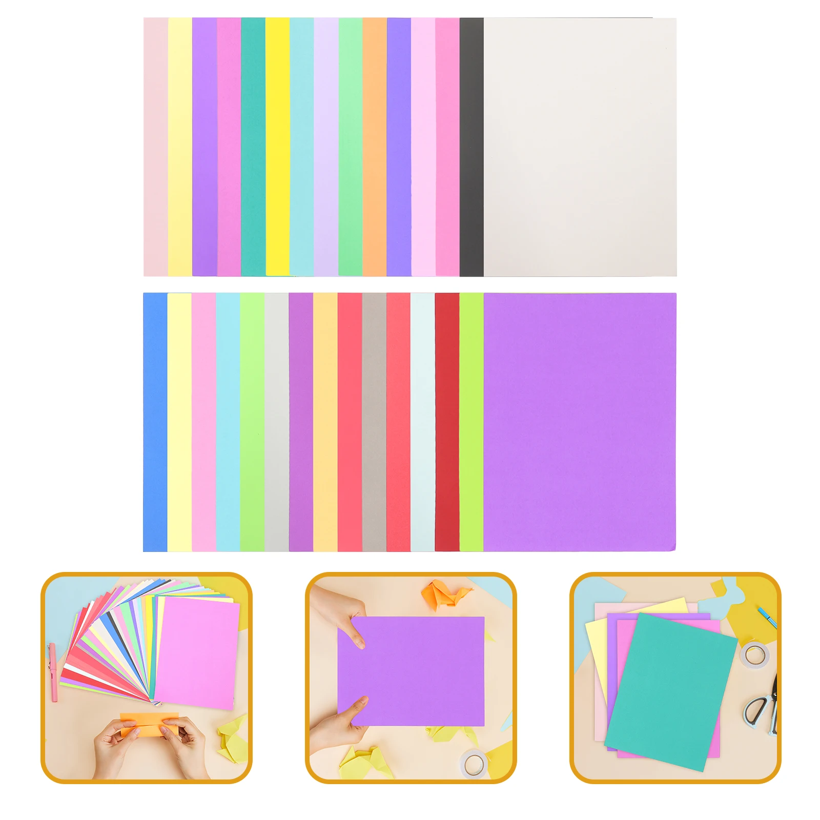 

Art Card Materials Craft Supplies For Drawing Origami Projects Classroom Activity Lightweight 12X12 Inch Blank Cardstock