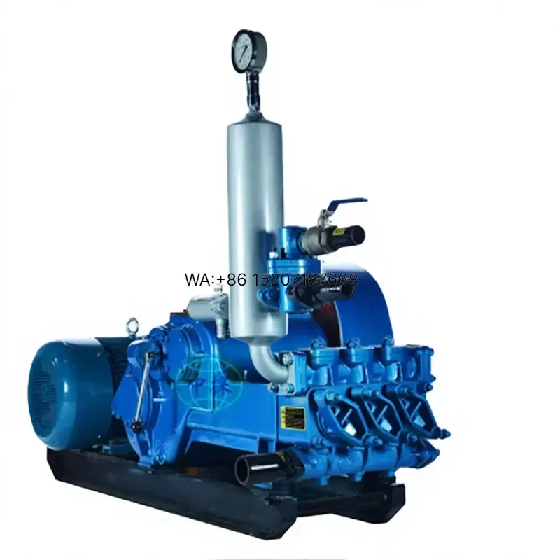 Wmwmnu for BW320 Triplex Reciprocating Mud Pump Driven 80mm Cylinder Diameter 320L/min Flow for Water Well