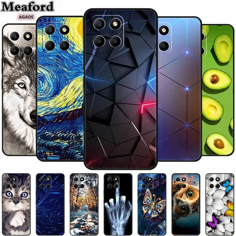 For Infinix Smart 6 HD Case Animals TPU Soft Silicone Back Cover Phone Cases For Infinix Smart6 HD Funda Shockproof X6512 Coque