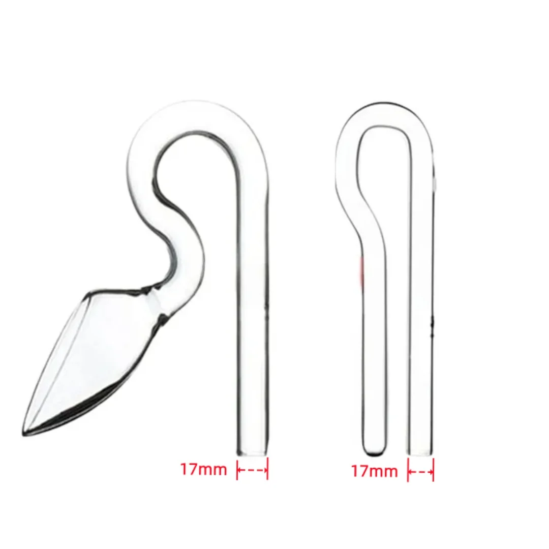 Mini Glass Aquarium Planted Tank Lily Pipe Voilet Surface SkImmer Inflow Outflow for 12/16mm (1/2