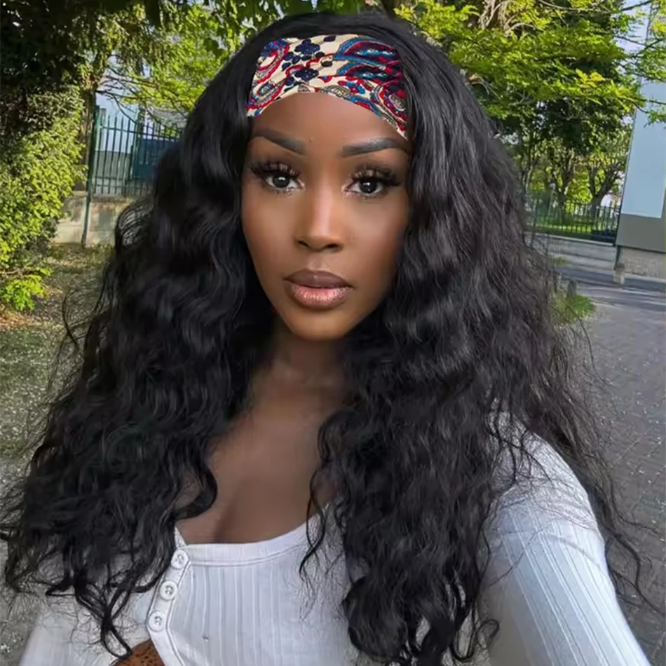 Headband Wig Human … - image