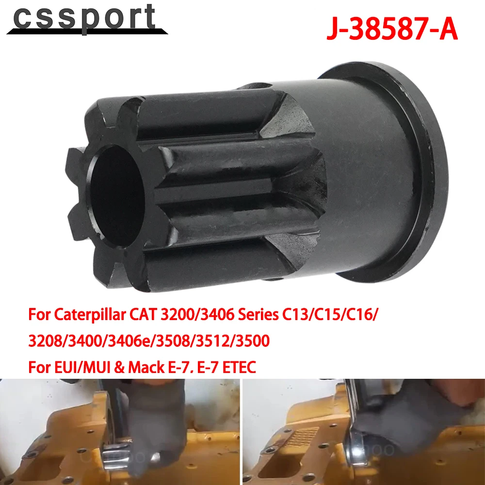 

J-38587-A Engine Barring Socket Engine Turning for Caterpillar CAT 3200/3406 Series EUI/MUI & Mack E-7,E-7 ETEC, 050847,9S9082