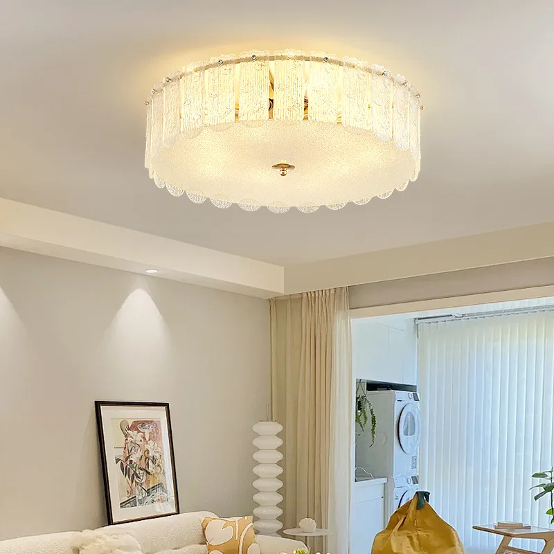 

European-style Ceiling Lamp New Crystal Lamp Hall Restaurant Chandelier LED Lamps Home Warm Lighting