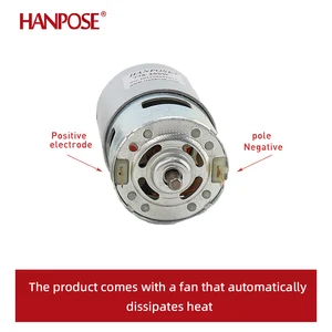 DC -Elektromotor -Motorachse zum Bohrer, DC -Motorbürste, Grammschneider, bewertet, 2 Kugel, 24 V, 80W, 150W, 288W, 795, 775 10 Hauptverkaufsgrasschneidermotor - №5