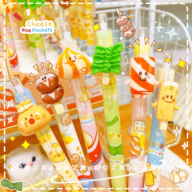 kawaii stationery Cute Barbecue mechanical pencil school supplies pencils for kids school items  Office  Pretty Stationery