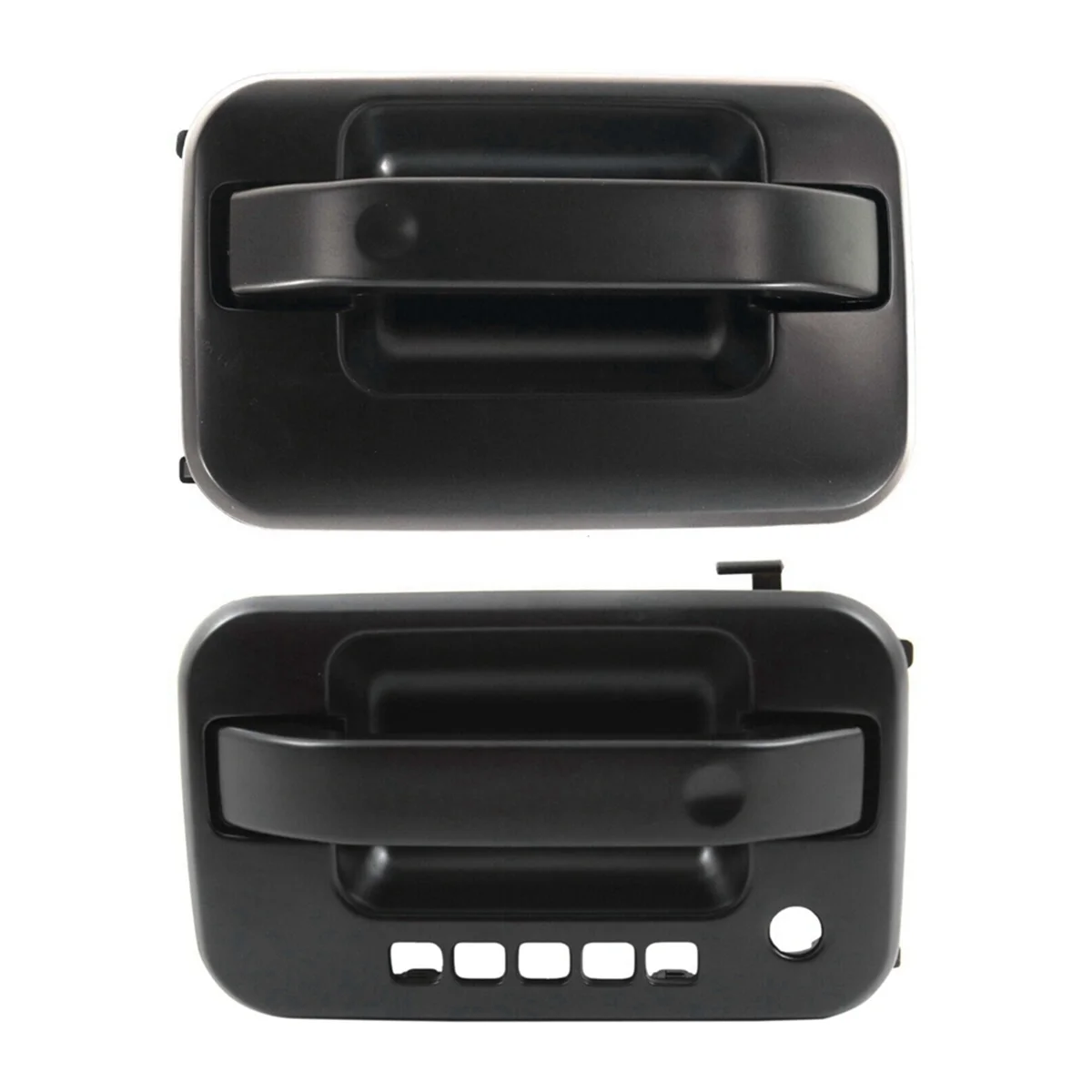 

2Pcs/Set Car Front Left Right Exterior Door Handle for Ford F-150 2004-2014 9L3Z-1522405-BA 9L3Z-1626604-AA