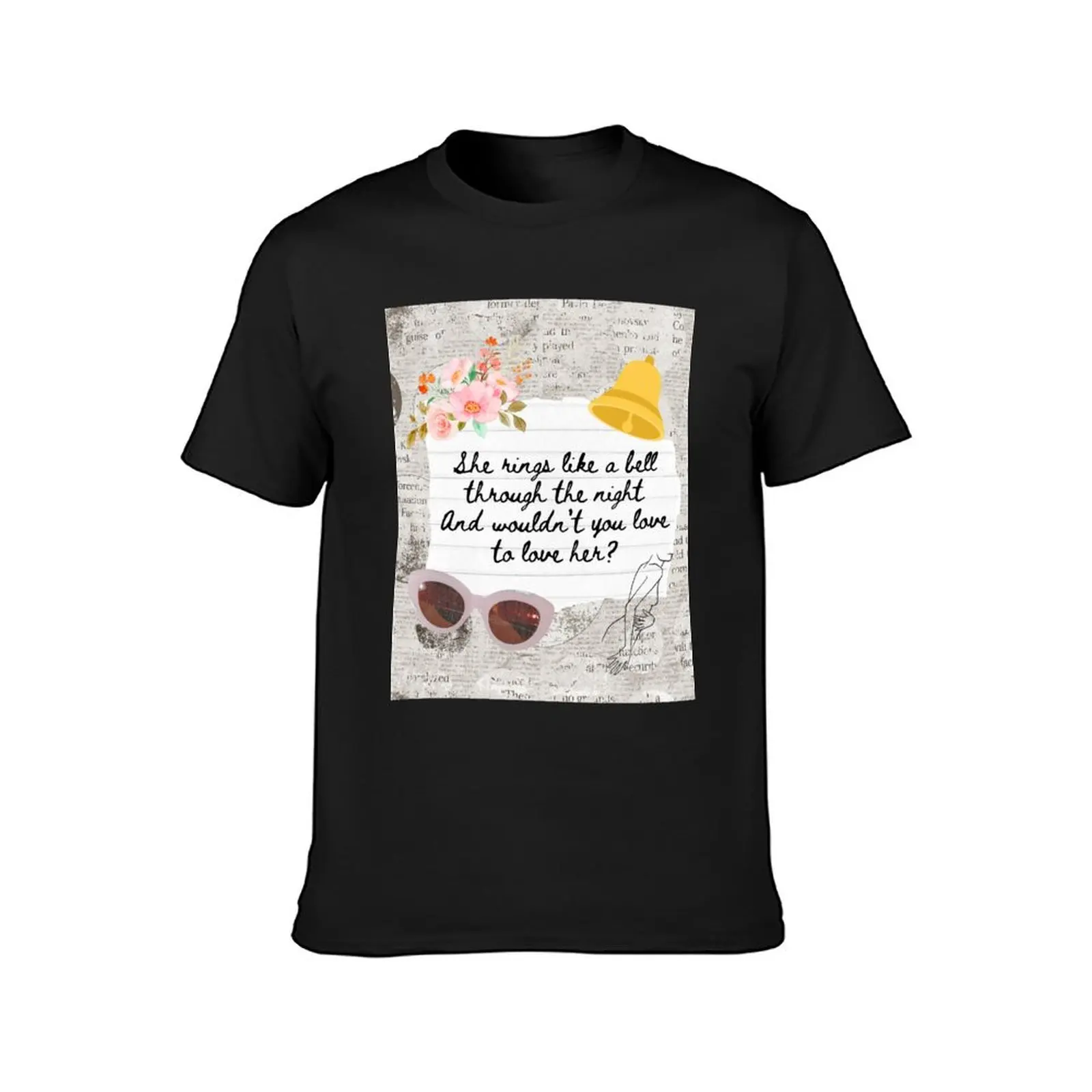 Rhiannon by Fleetwood Mac Lyric Print T-Shirt plus sizes cute tops customs design your own summer clothes men clothings