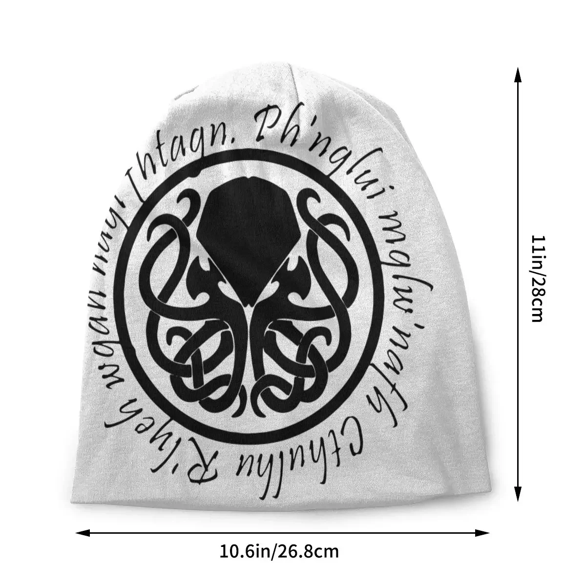 Call Of Cthulhu Lovecraft Caps Cool Street Skullies Beanies Hats Unisex Male Spring Warm Head Wrap Bonnet Knitting Hats